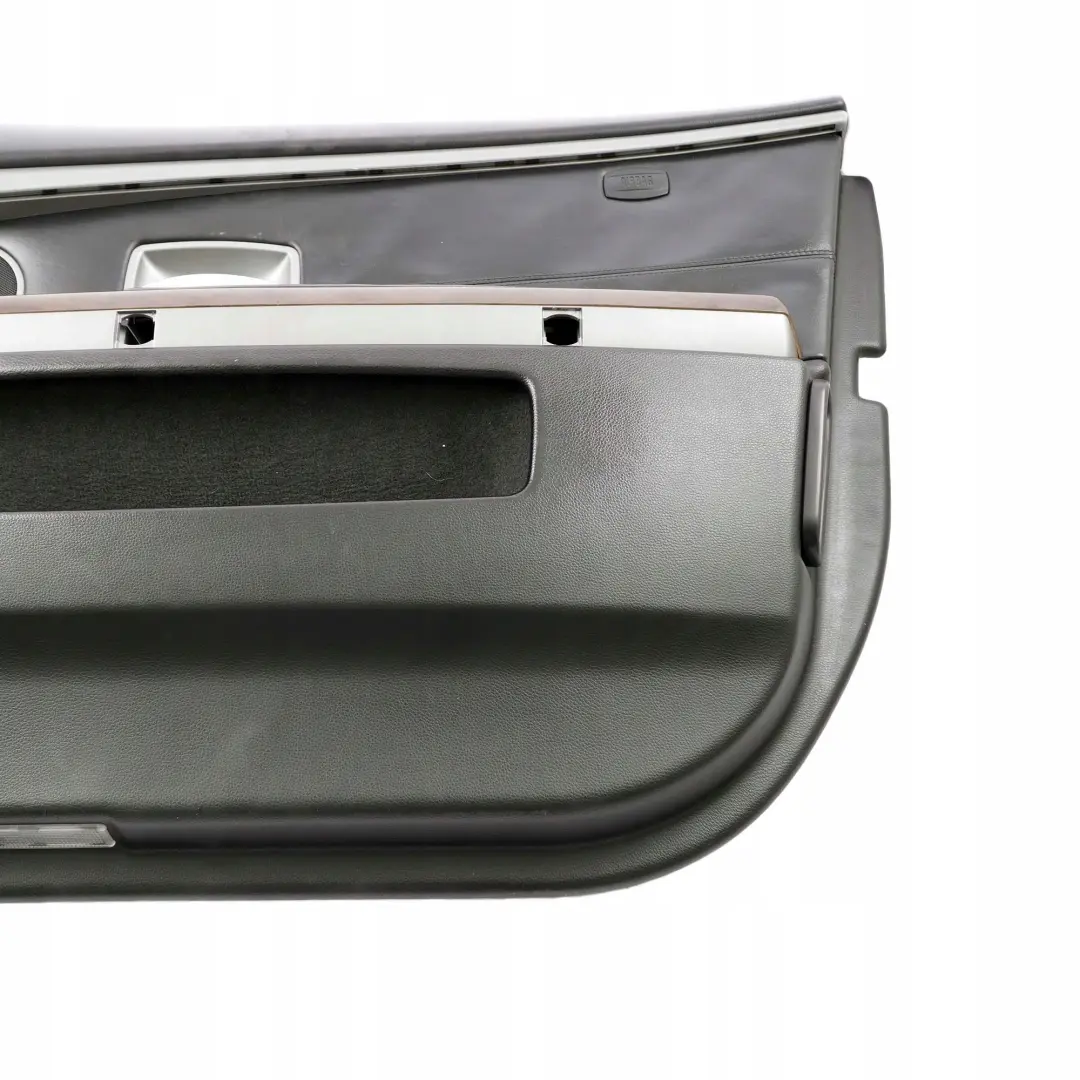 Türverkleidung Abdeckung Vorne Rechts Leder Pearl Schwarz BMW 7 er E65 E66 - SKU 7122380 - Teilenummer 7122380