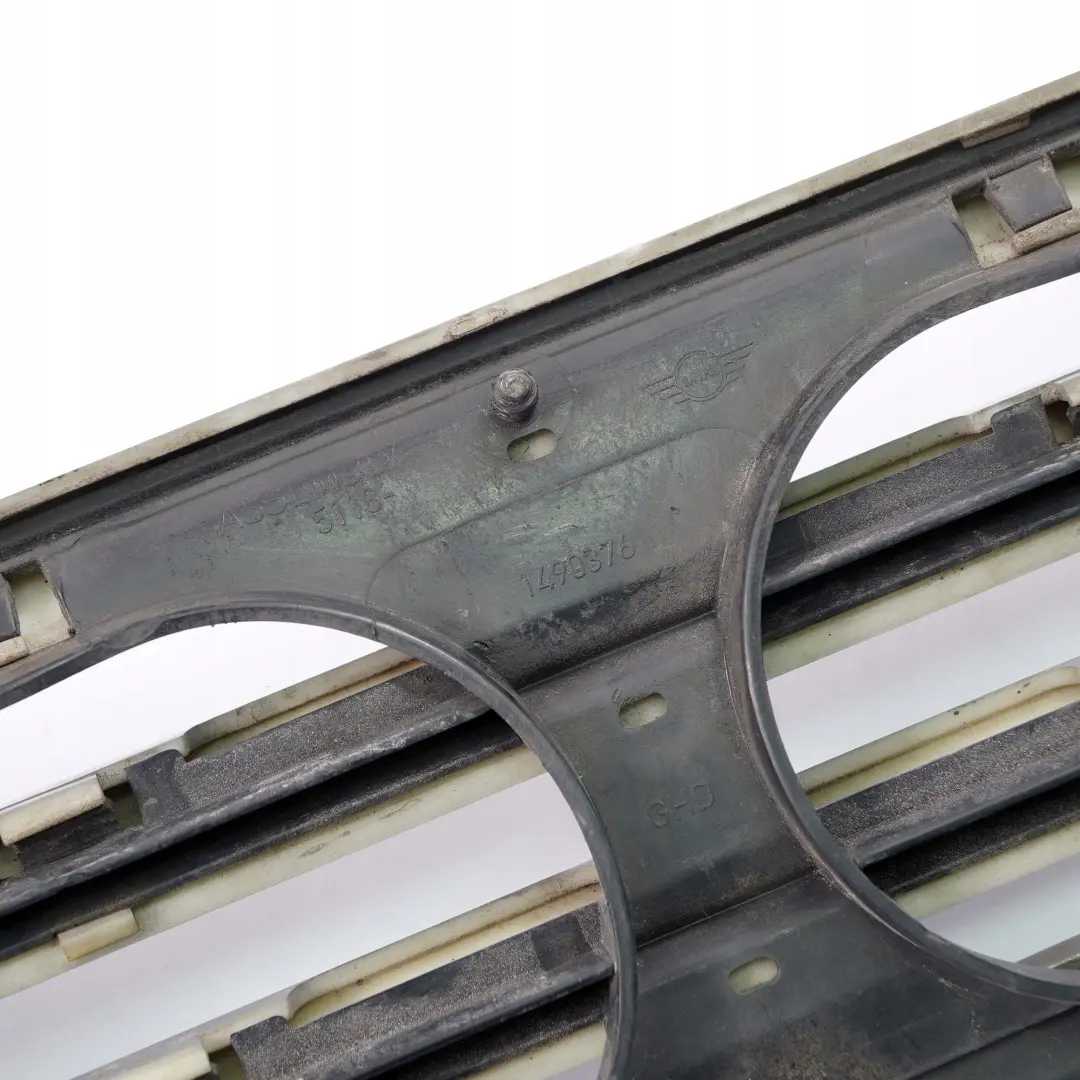 Mini Cooper S R53 Front Bumper Bottom Trim Grille Dark Silver Metallic 871 - SKU P0395839-DS1 - Part number 0395839
