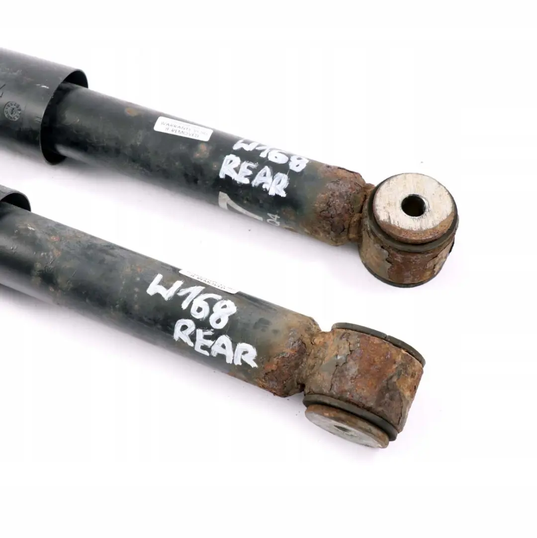 Benz A W168 Rear Left Right N/O/S Shock Absorber Spring Strut Set to Mercedes with Part number A1683261500 Mercedes Benz A W168 Rear Left Right N/O/S Shock Absorber Spring Strut Set - SKU A1683261500 - Part number A1683261500