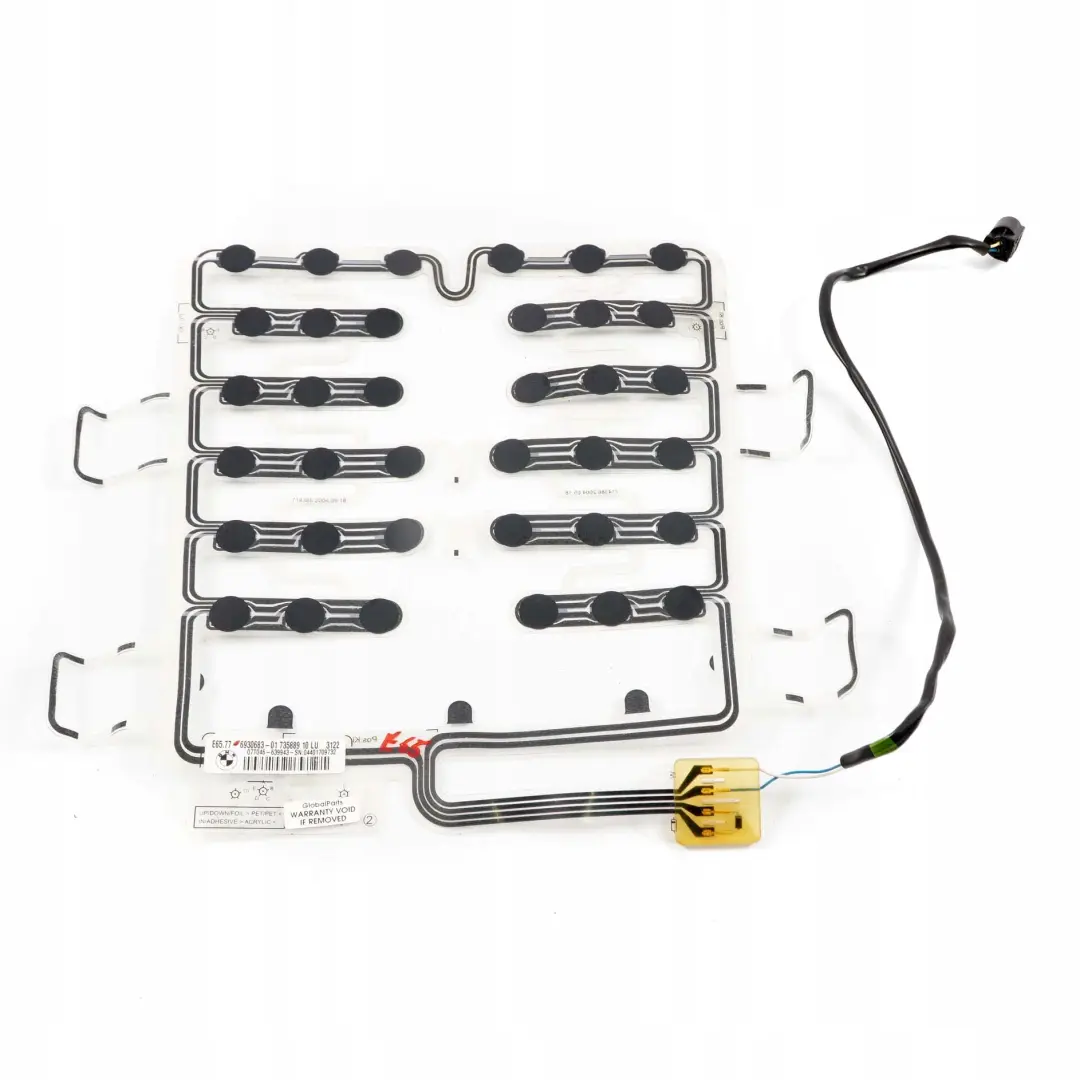 BMW E65 E66 E67 Sensor Matte Sensormatte Vordersitze Vorne Sitz - SKU 6930683 - Teilenummer 6930683