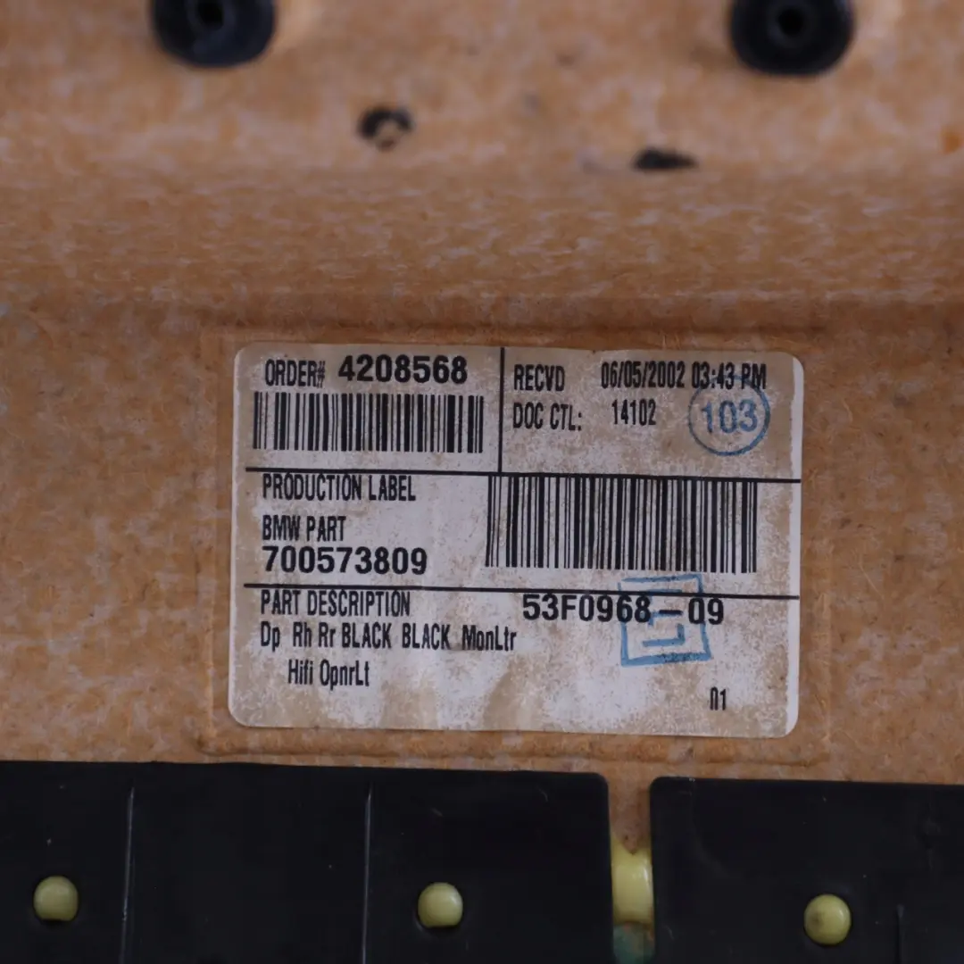 BMW E53 X5 Boczek tapicerka drzwi prawy tył skóra - SKU 8408664 - Numer Części 8408664