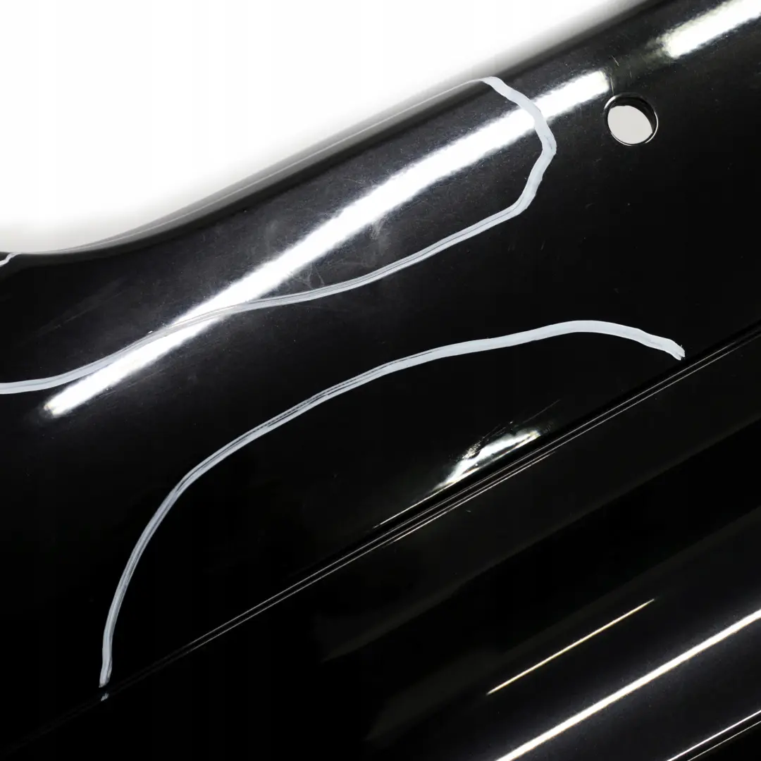 BMW 3 Series E90 6 Saloon Rear Bumper PDC Black Sapphire Metallic - 475 - SKU 0033194-BS6 - Part number 0033194