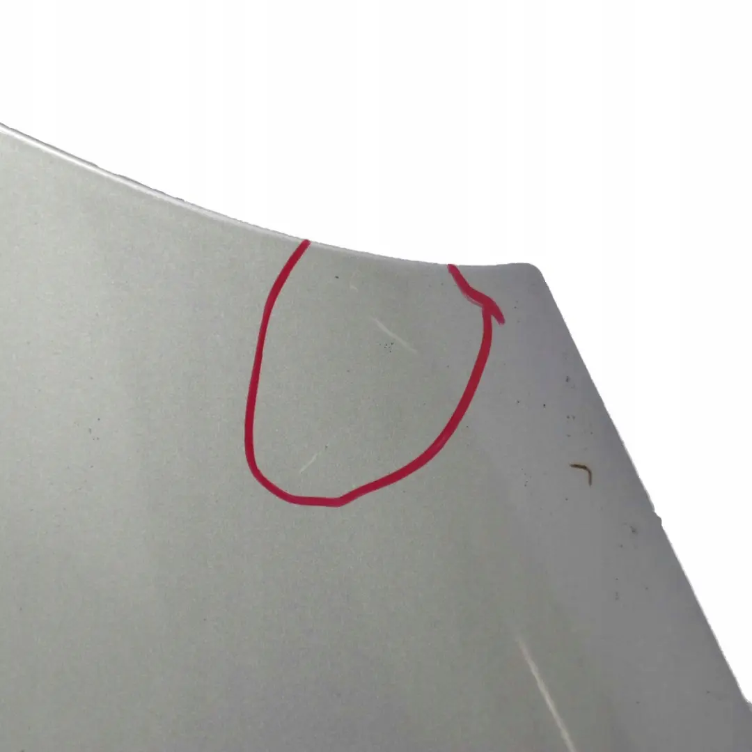 Delantero Derecho Panel Lateral Guardabarros Moonlight Silver para Mercedes A W168 con número de pieza A1688800818 Mercedes A W168 Delantero Derecho Panel Lateral Guardabarros Moonlight Silver - SKU A1688800818-MOON - Número de pieza A1688800818