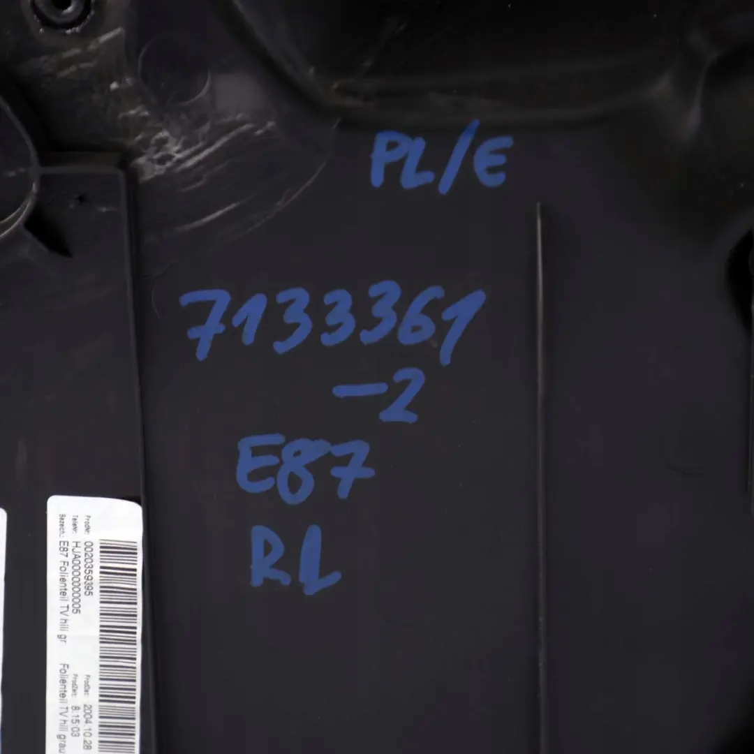 BMW E87 Garniture de Porte Arriere A Gauche Gris Alaska Gris Folienteil - SKU 7133361 - Numéro de pièce 51427133361