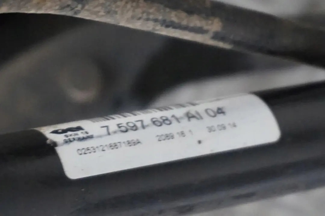 BMW F30 320d N47N 184 KM Noga Zwrotnica Zawias Piasta Wahacz Lewy Tył - SKU 6792521-3 - Numer Części 6792521
