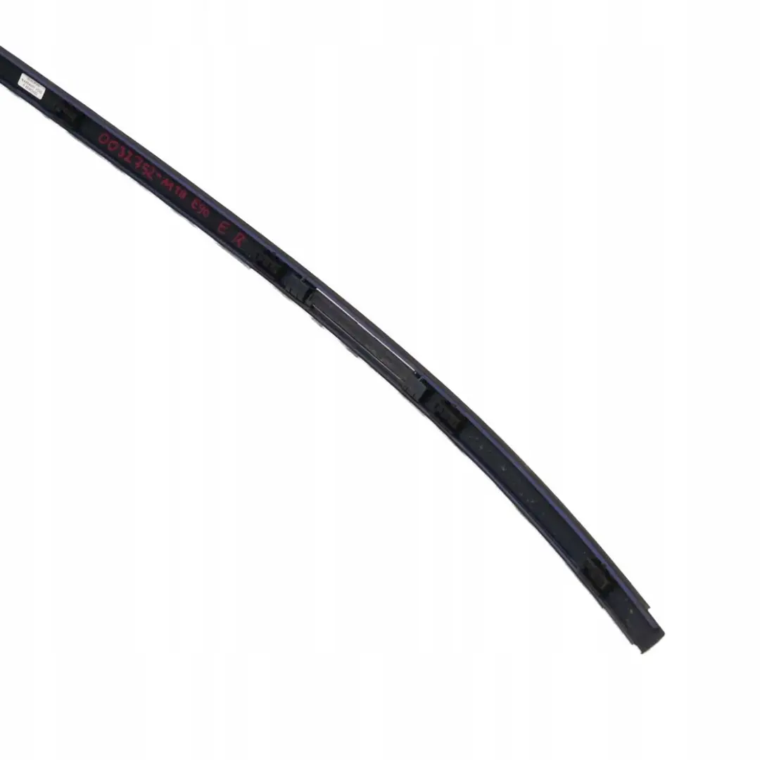 BMW E90 Techo Izquierdo Moldura Barandilla Canalon Trim Montegoblau Azul A51 - SKU 0032753-MTB - Número de pieza 51130032753