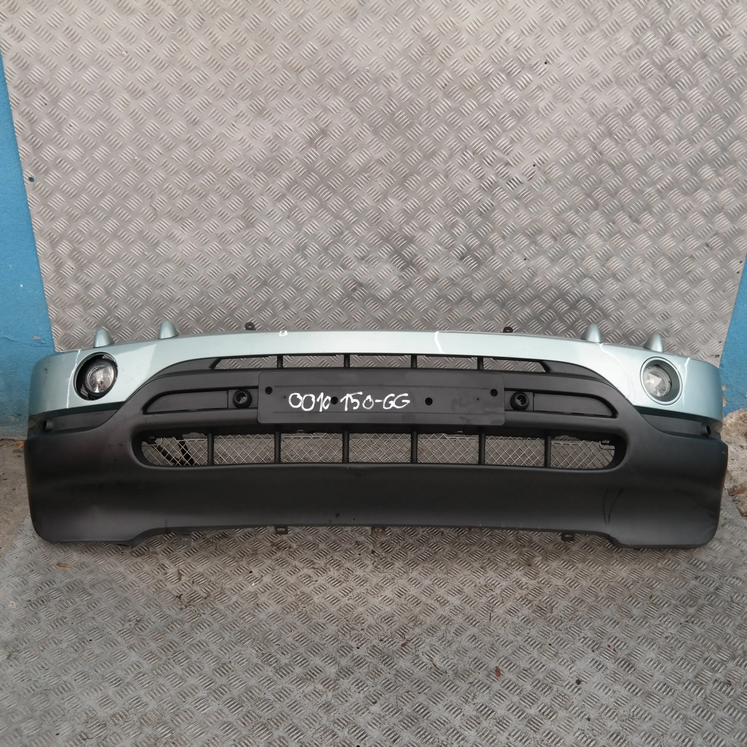 BMW X5 Series E53 Front Bumper Panel PDC Graugruen Grey Green Metallic - 442