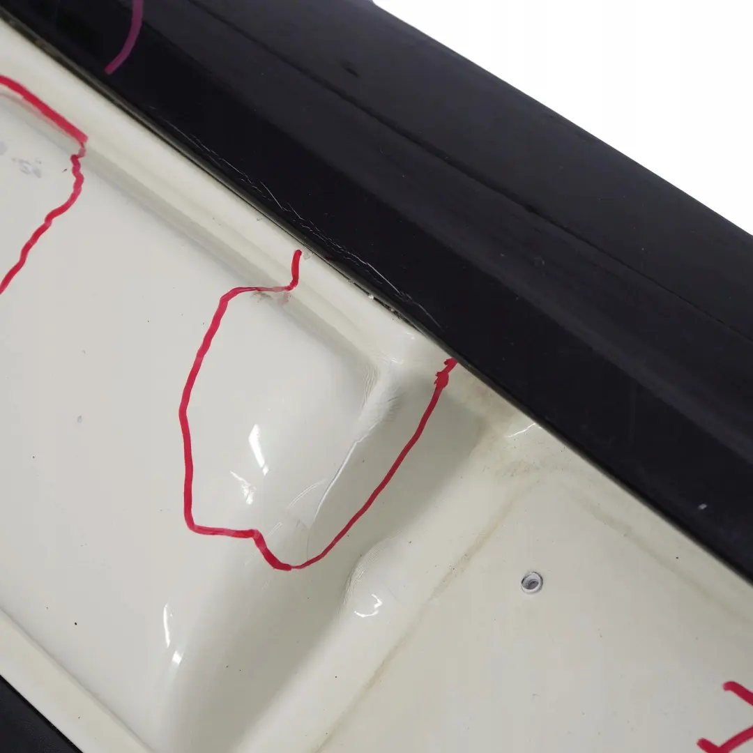 Complete Rear Bumper Trim Panel Pepper White - 850 to Mini Clubman R55 with Part number 7264348 Mini Clubman R55 Complete Rear Bumper Trim Panel Pepper White - 850 - SKU 7264348-PW - Part number 7264348