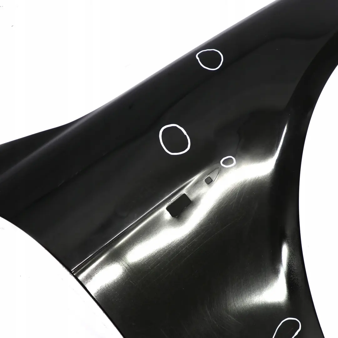 BMW E65 E66 Pannello Laterale Anteriore Destro Parafango Black Sapphire - 475 - SKU 7138474-BS - Numero di parte 7138474
