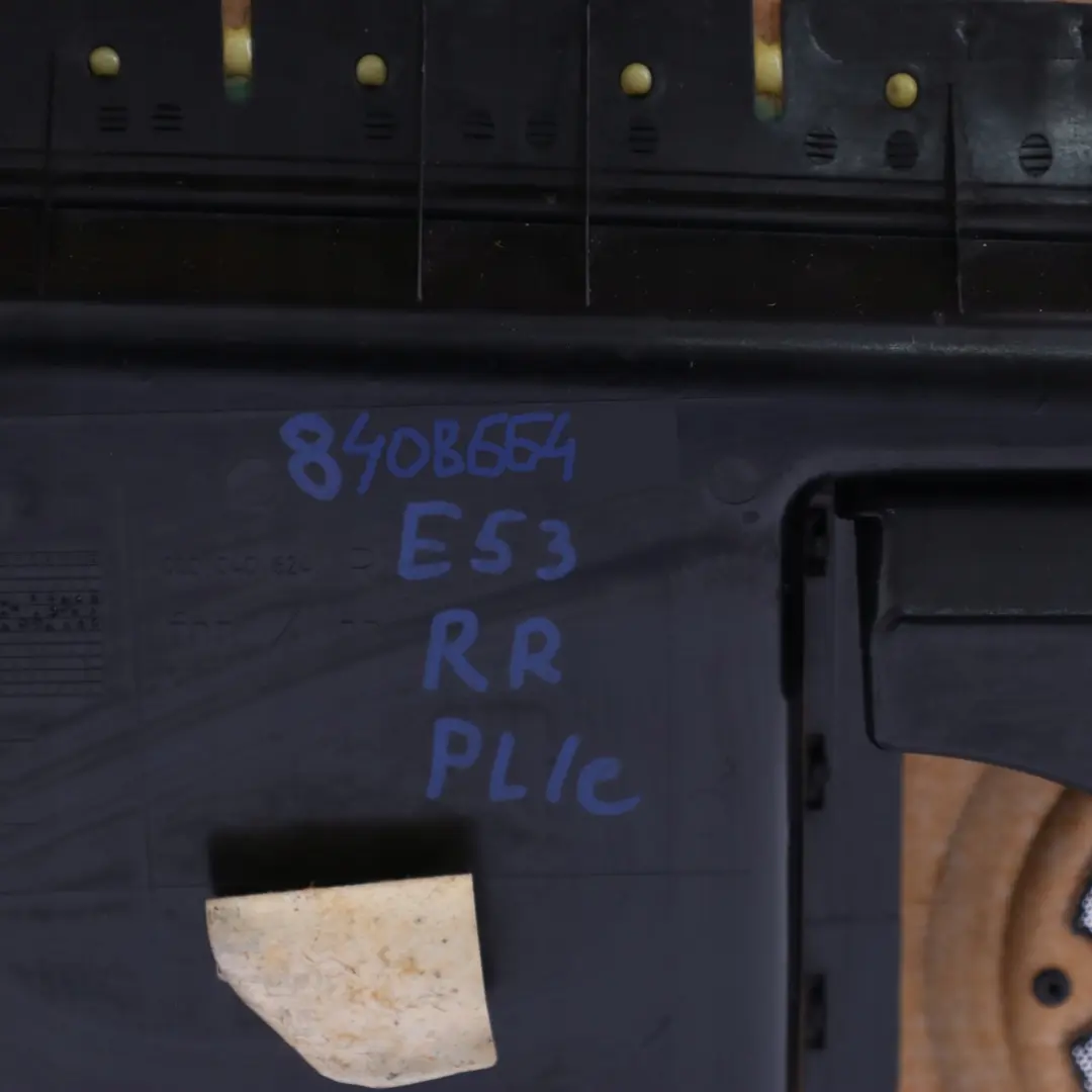 Türverkleidung Hinten Rechts Leder Montana Schwarz für BMW X5 er E53 mit Teilenummer 8408664 BMW X5 er E53 Türverkleidung Hinten Rechts Leder Montana Schwarz - SKU 8408664 - Teilenummer 8408664