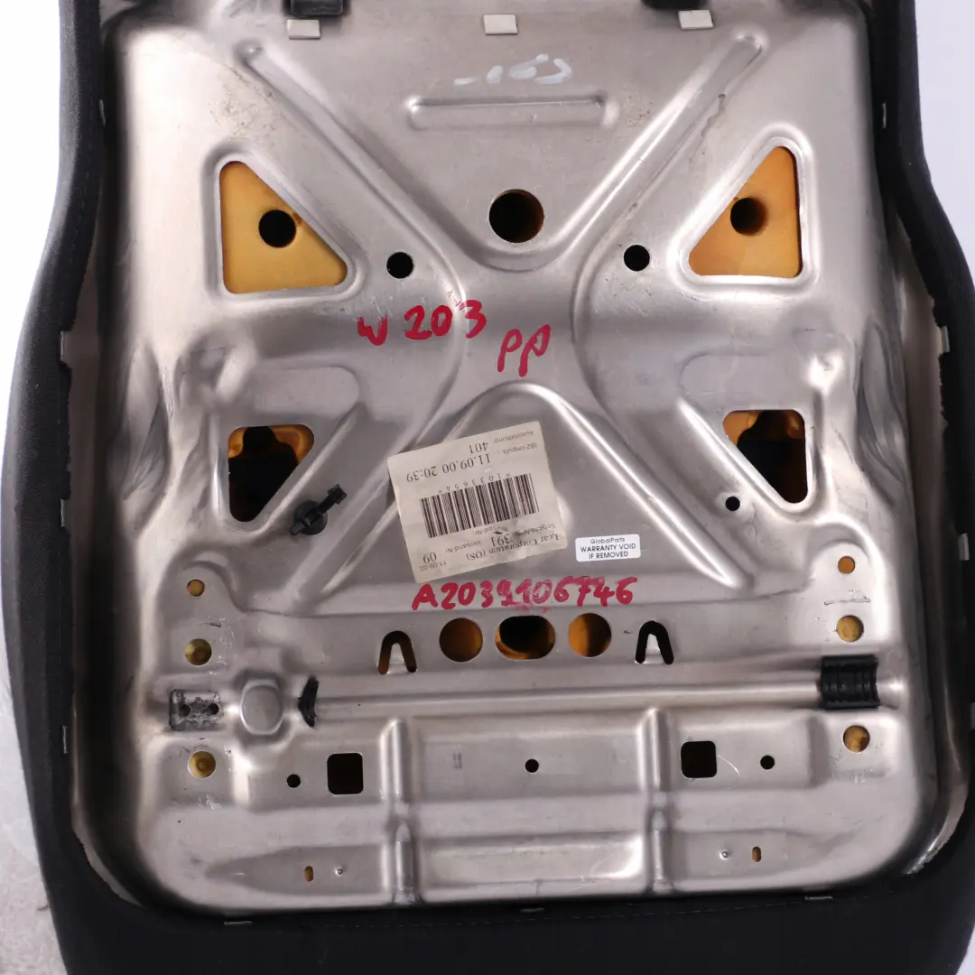 Mercedes C klasa W203 Fotel siedzisko przód - SKU A2039106746 - Numer Części A2039106746