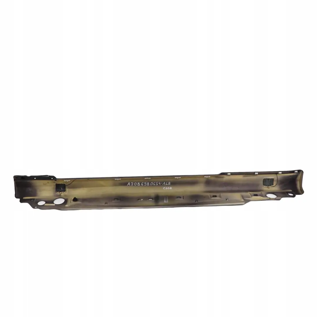  Mercedes-Benz CLK W208 Schwellerleiste Blende Rechts Almandinschwarz - 182 - SKU A2086980654-ALB - Teilenummer A2086980654