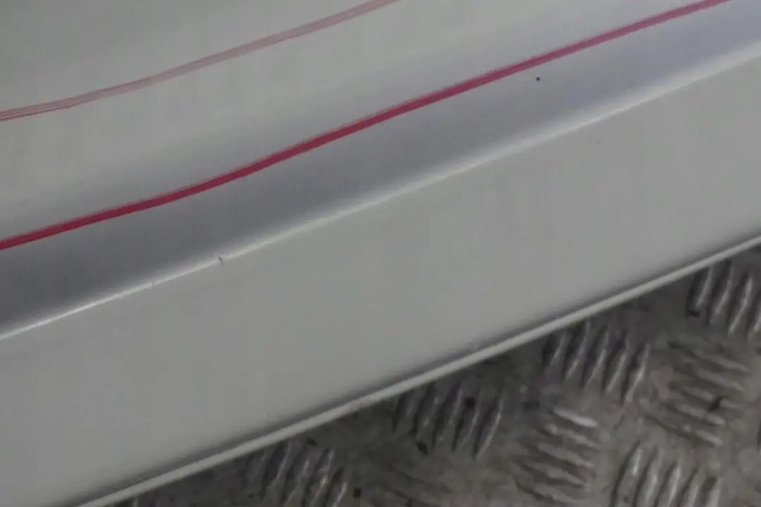 Bumper Trim Panel Polar Silver Metallic - 761U to Mercedes A-Class W168 Rear with Part number A1688852625 Mercedes A-Class W168 Rear Bumper Trim Panel Polar Silver Metallic - 761U - SKU A1688852625-PS - Part number A1688852625