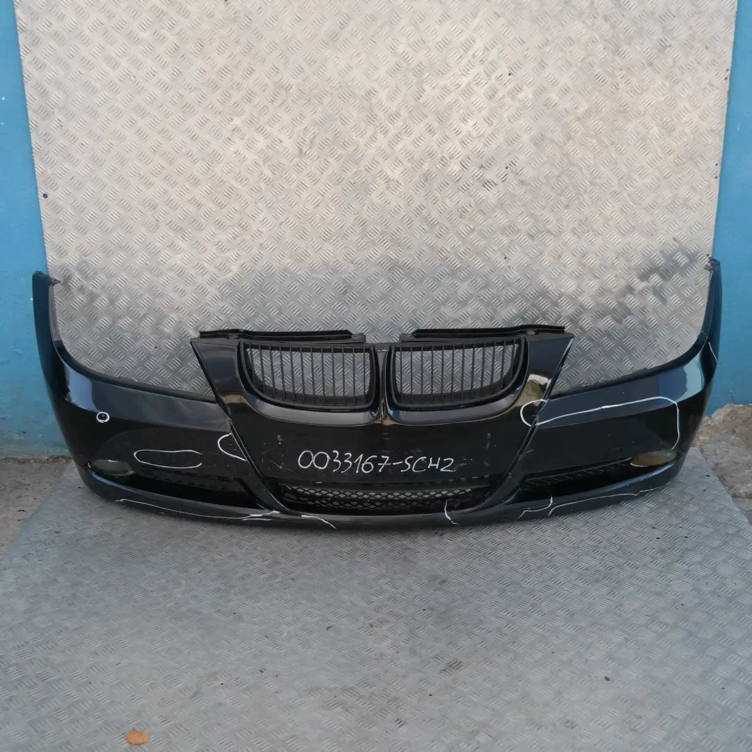Front Bumper Trim Panel Complete Schwarz 2 Black II - 668 to BMW 3 SERIES E90 E91 with Part number 33167 BMW 3 SERIES E90 E91 Front Bumper Trim Panel Complete Schwarz 2 Black II - 668 - SKU 0033167-SCH2 - Part number 33167
