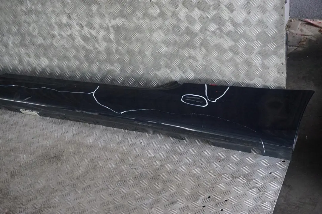 BMW 3 E92 E93 Sill Strip Side Skirt Left N/S Monacoblau Blue Metallic - A35 - SKU 0034059-MB2 - Part number 0034059
