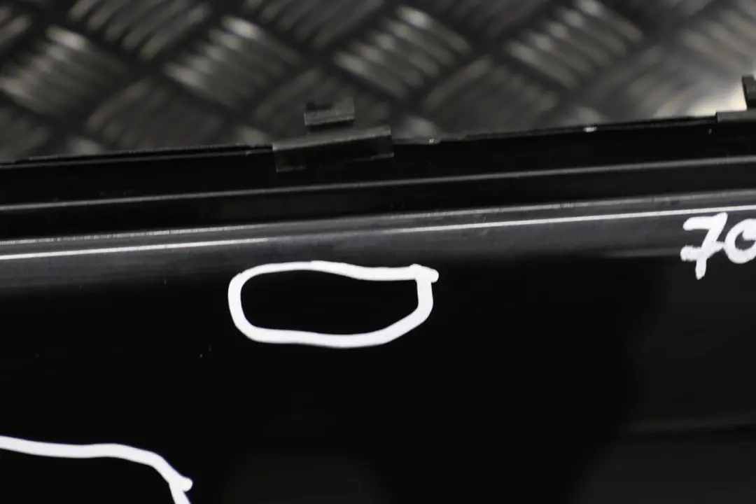 BMW 3 E46 Limousine Tür Hinten Links Black Sapphire Schwarz Metallic - 475 - SKU 7034153-BS - Teilenummer 7034153