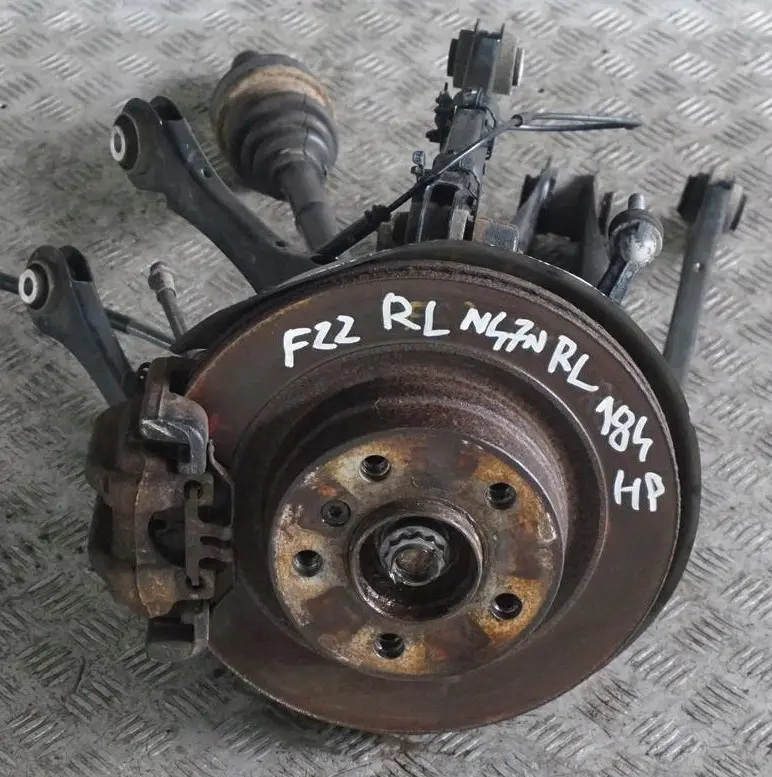 N47N Rear Left N/S Leg Suspension Axle Brake Disc Hub Set to BMW 2 Series F22 220d with Part number 6792515 BMW 2 Series F22 220d N47N Rear Left N/S Leg Suspension Axle Brake Disc Hub Set - SKU 6792515-5 - Part number 6792515