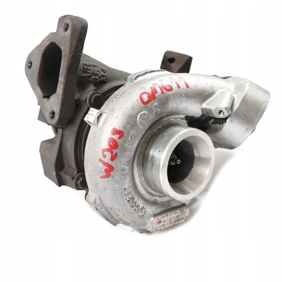 Mercedes-Benz C E W203 W210 OM611 Diesel Turbocompressore Turbo Compressore per con numero di parte A6110960999 Mercedes-Benz C E W203 W210 OM611 Diesel Turbocompressore Turbo Compressore - SKU A6110960999 - Numero di parte A6110960999