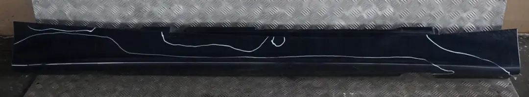 BMW E87 Listello Portiera Apertura Gonna Destra Blu Monaco Metallizzato - SKU 0032948-MB - Numero di parte 0032948