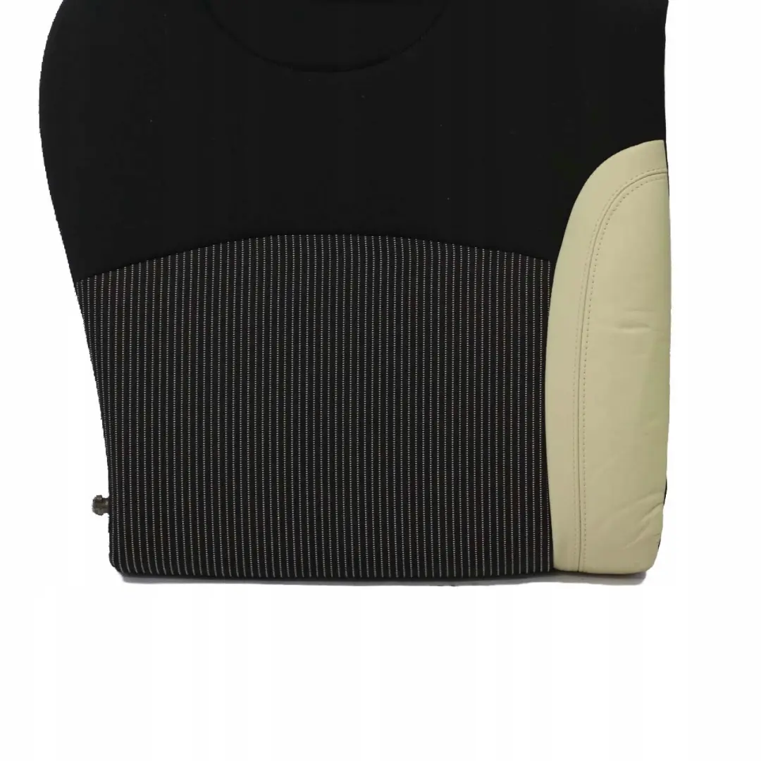 Mini Cooper One R56 Bezug Lehne Stoff / Leder Hinten Rechts Sitz Cream White - SKU 7233792 - Teilenummer 7233792