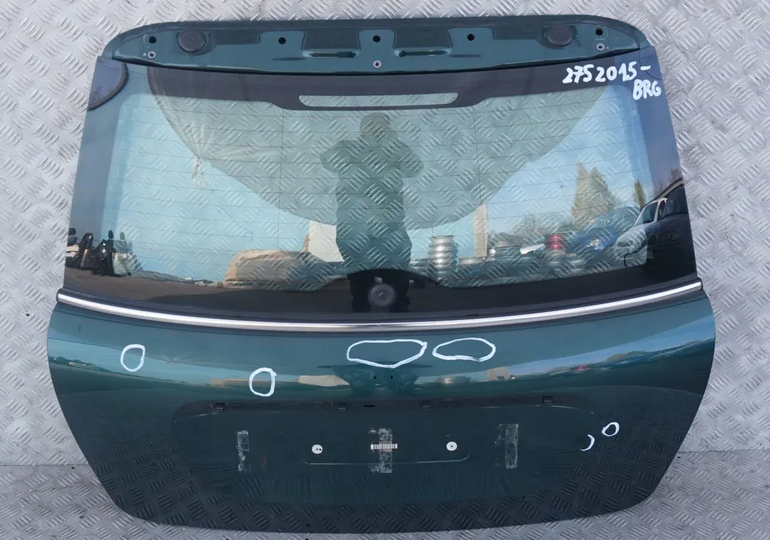 £BMW MINI Cooper R56 Trunk lid Tailgate Boot Lid British Racing Green Metallic to with Part number 2752015 £BMW MINI Cooper R56 Trunk lid Tailgate Boot Lid British Racing Green Metallic - SKU 2752015-BRG - Part number 2752015