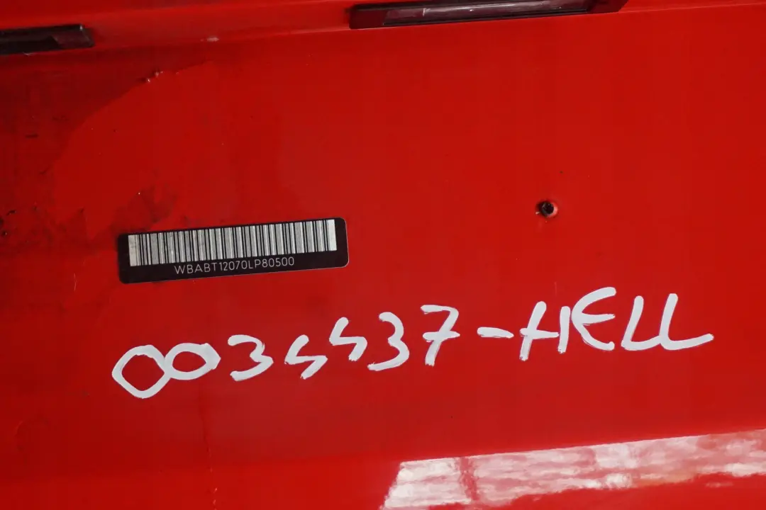 BMW Z4 E85 Zderzak tylny tył hellrot - SKU 0034437-HELL - Numer Części 0034437