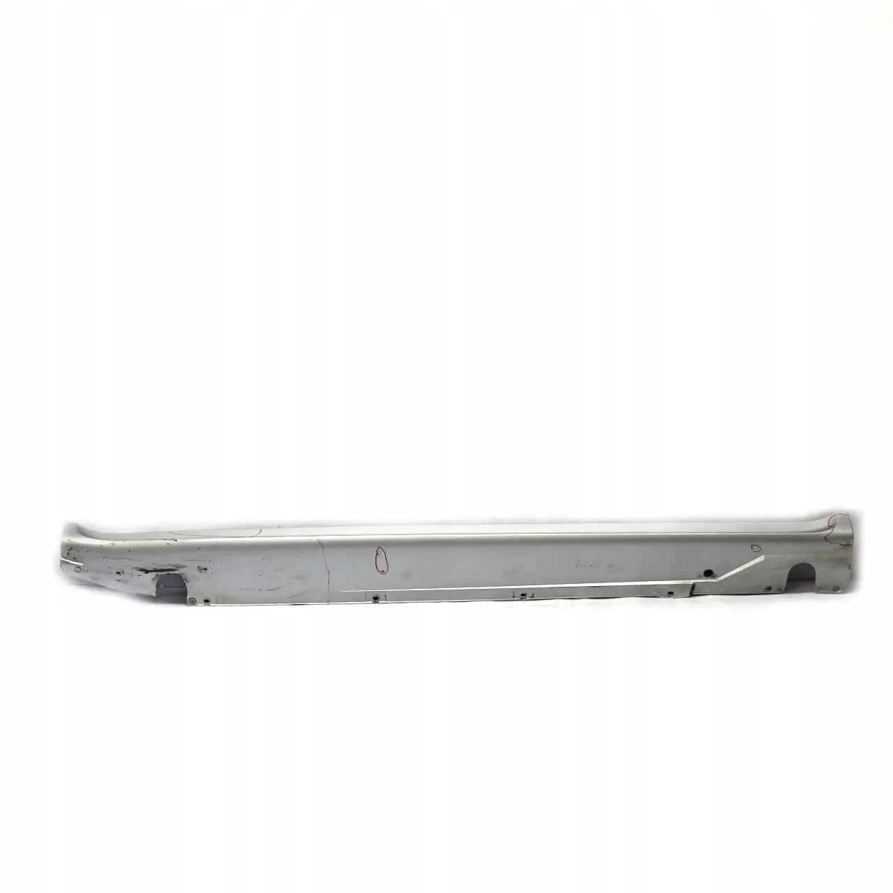 Mercedes Vaneo W414 Faldon cubre umbral lateral izquierdo Brilliant Silver 9744