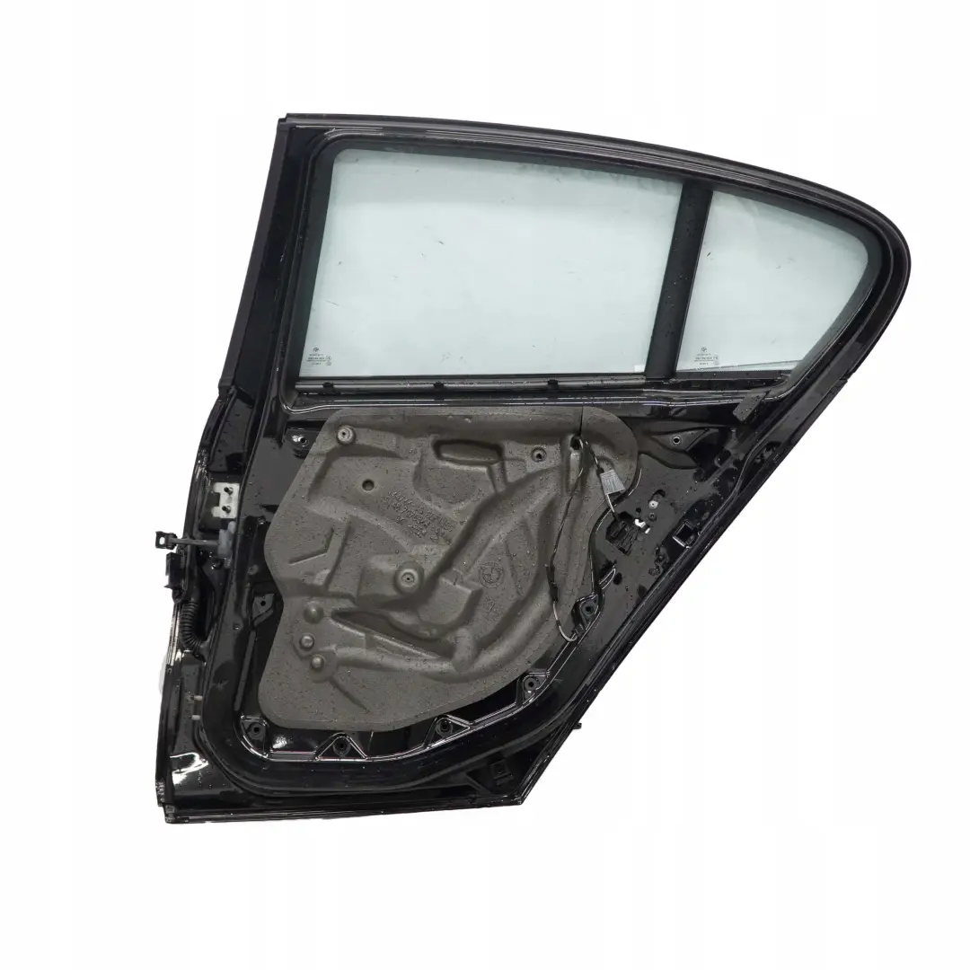 Door Rear Right O/S Schwarz 2 Black - 668 to BMW 1 Series 2 E87 with Part number 7191018 BMW 1 Series 2 E87 Door Rear Right O/S Schwarz 2 Black - 668 - SKU 7191018-SCH2 - Part number 7191018