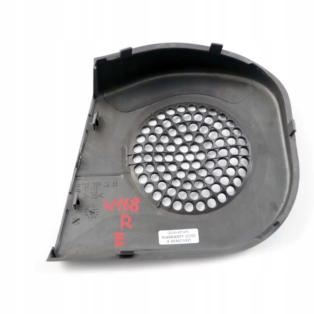 Mercedes-Benz A-Class W168 Door Speaker Cover Trim Rear Right O/S to with Part number A1687370288 Mercedes-Benz A-Class W168 Door Speaker Cover Trim Rear Right O/S - SKU A1687370288 - Part number A1687370288
