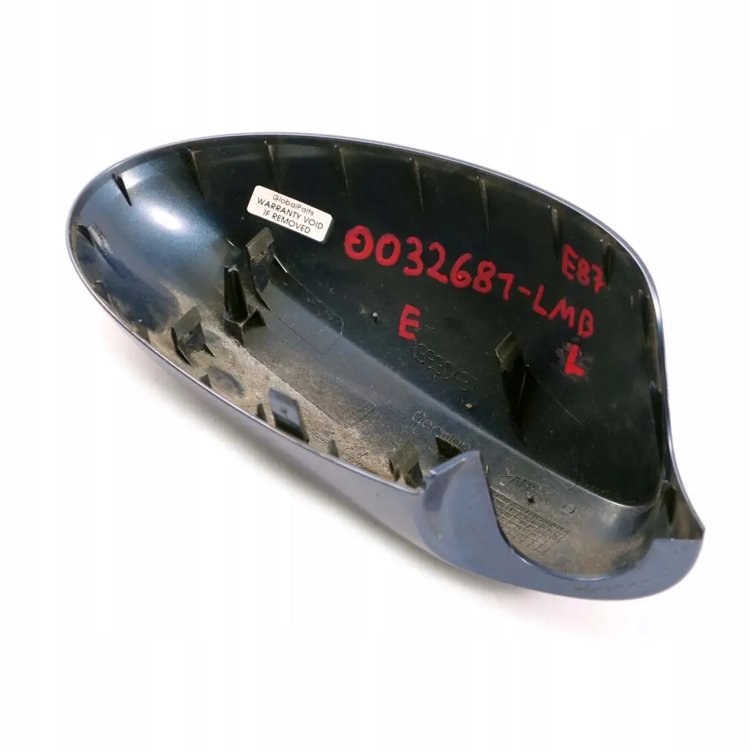 BMW 1 Series E87 Cover Cap Casing Left Wing Mirror N/S Le Mans Blau Blue 381 - SKU P0032681-LMB - Part number 0032681