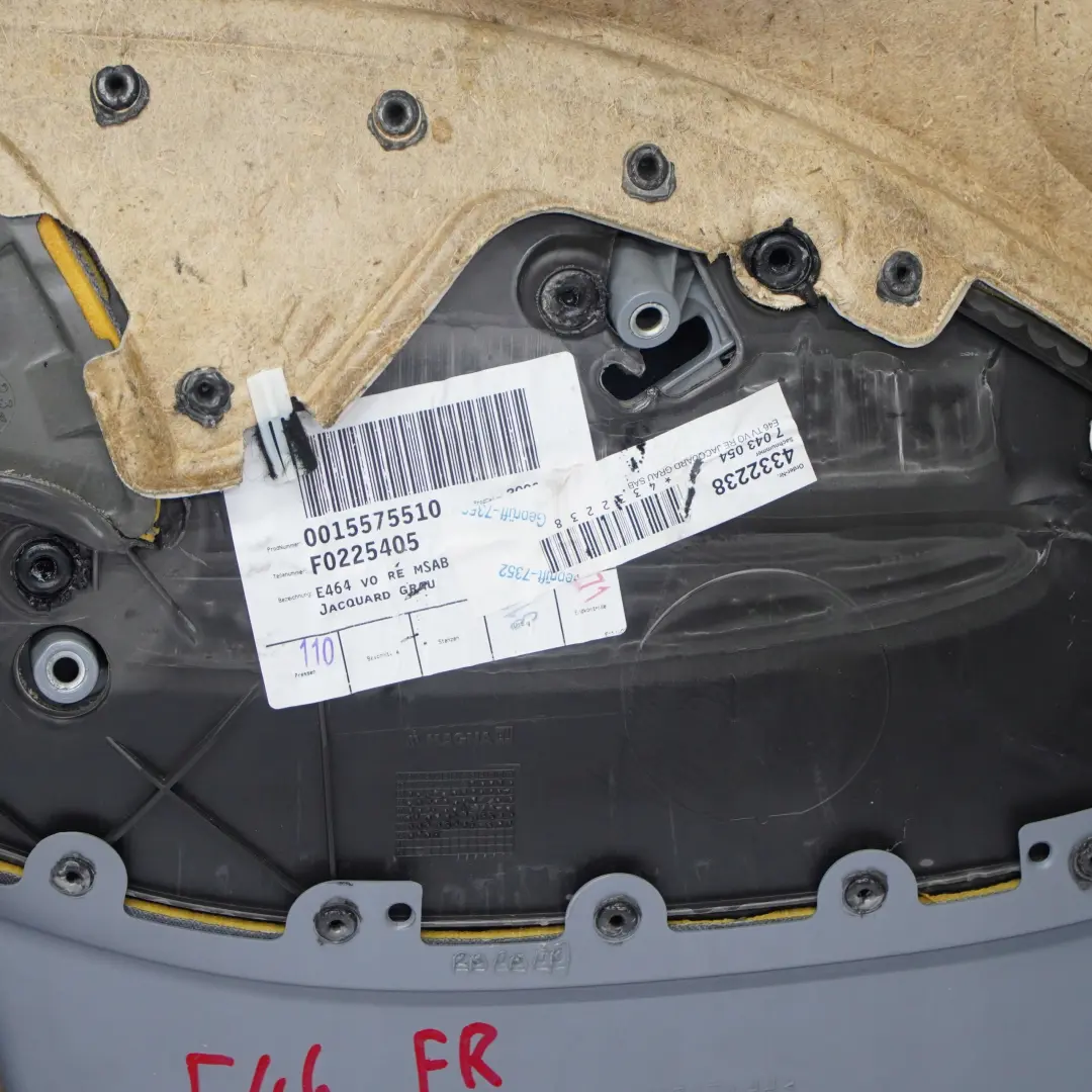 BMW E46 Sedan Kombi Boczek drzwi prawy przód grey - SKU 7043054 - Numer Części 7043054