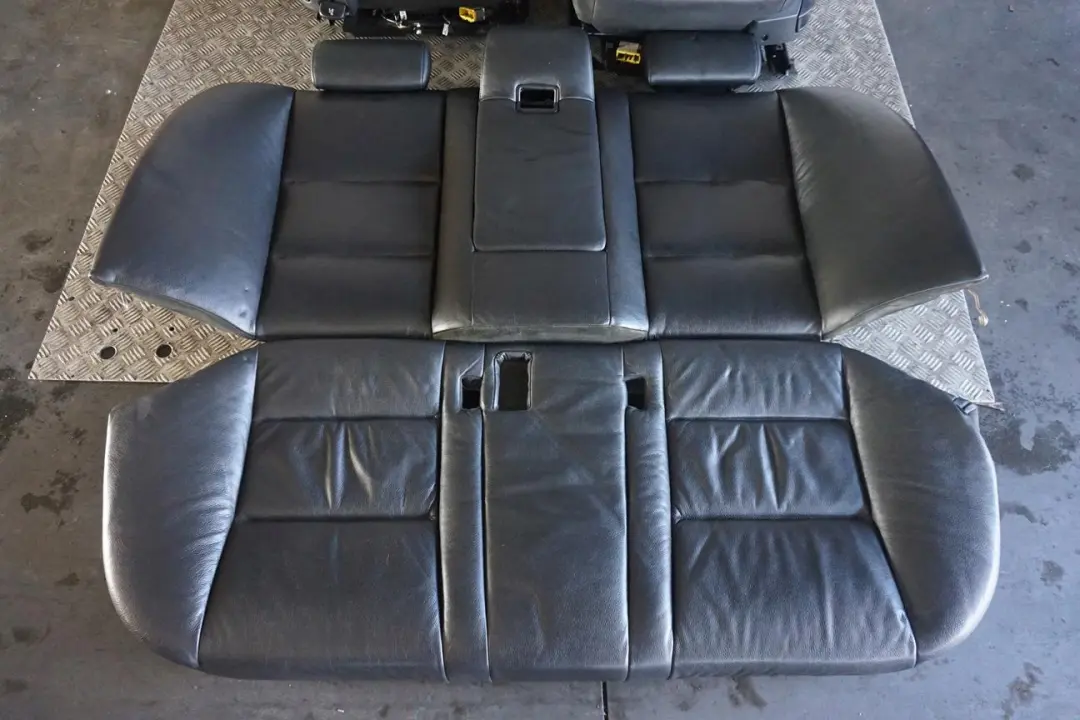 Leather Interior Seats With Door Cards to BMW 5 Series Black with Part number e60 BMW 5 Series Black Leather Interior Seats With Door Cards - SKU rhd-E60 Black Leather Seats - Part number e60