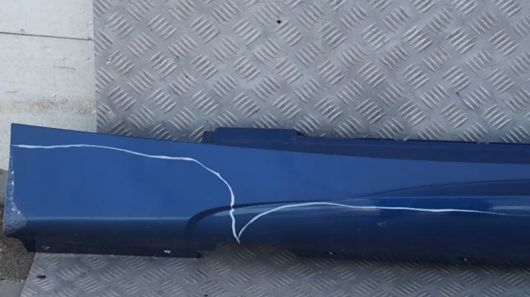 Sill Strip Side Skirt Left N/S Le Mans Blau Blue to BMW 1 SERIES E87 E87N M Sport with Part number 33557 BMW 1 SERIES E87 E87N M Sport Sill Strip Side Skirt Left N/S Le Mans Blau Blue - SKU 0033557-LMB - Part number 33557