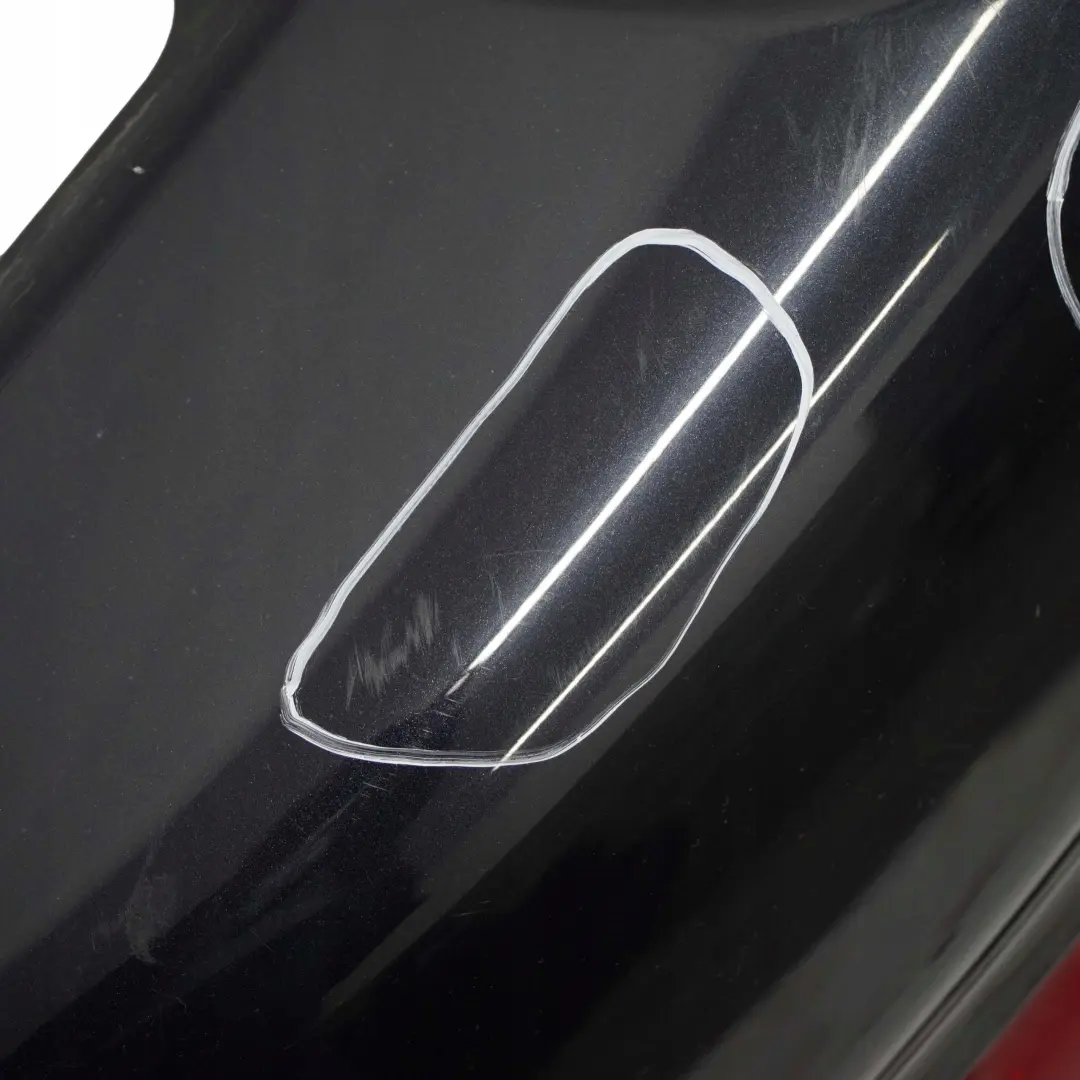 Mini Cooper R56 Aerokit Complete Rear Bumper Panel Astro Black Metallic - 475 - SKU 0430263-ASB - Part number 0430263