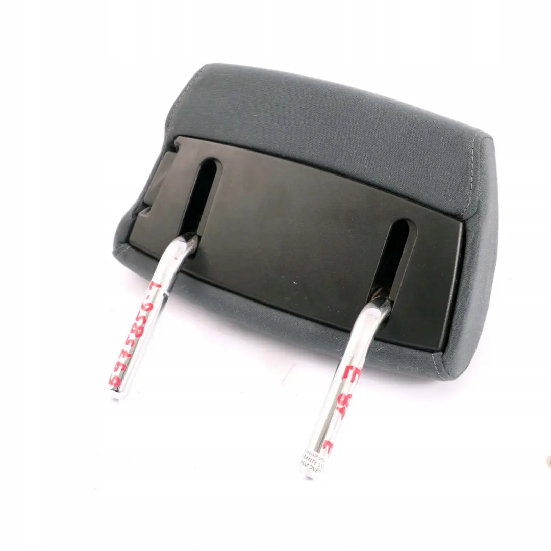 Reposacabezas Abatible Medio Asiento Trasero Moire Gris Alaskagrau para BMW E87 con número de pieza 6975856 BMW E87 Reposacabezas Abatible Medio Asiento Trasero Moire Gris Alaskagrau - SKU 6975856-1 - Número de pieza 6975856