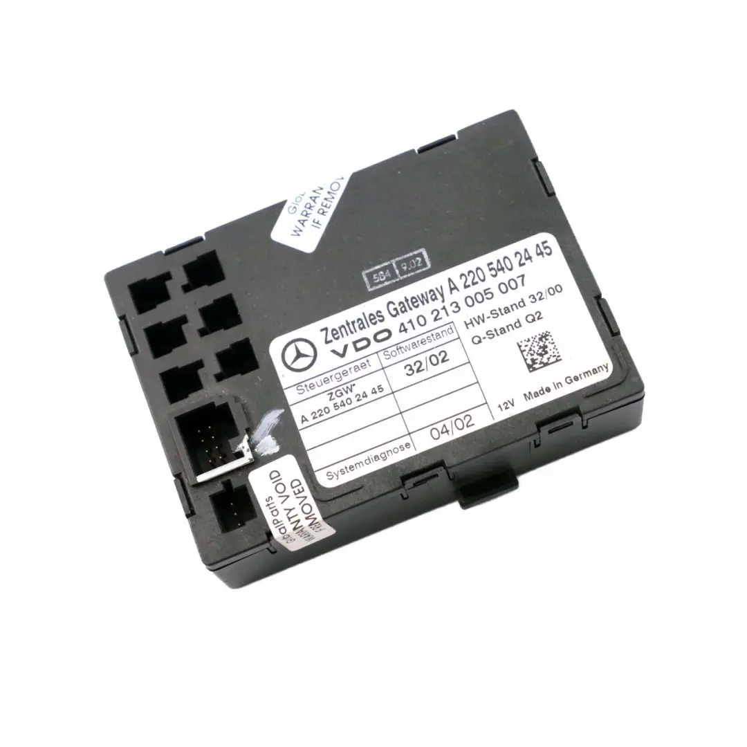  Mercedes-Benz S-Class W220 Central Gateway Control Unit Module ECU - SKU A2205402445 - Part number A2205402445
