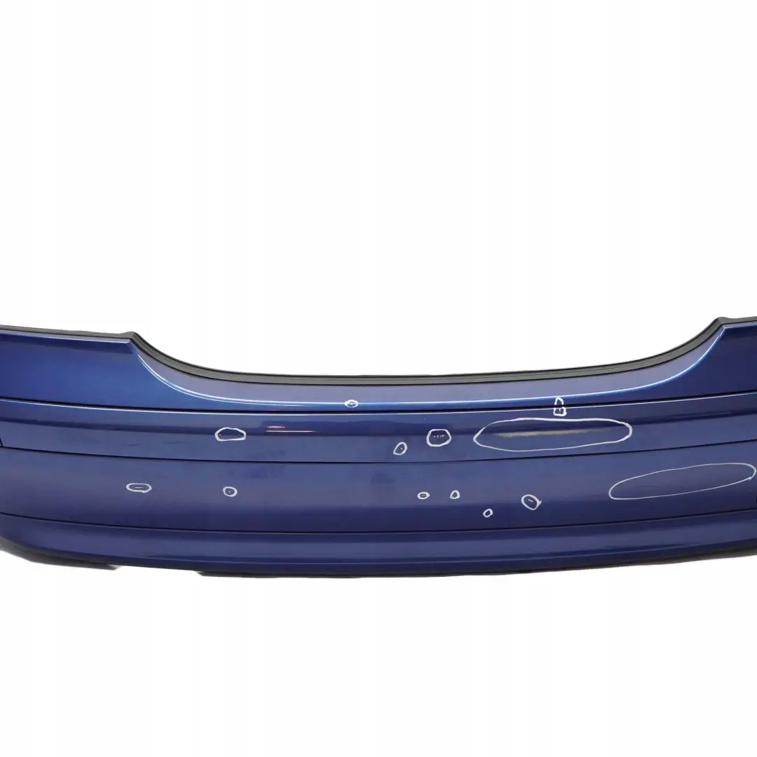 Mercedes-Benz C W203 Rear Bumper Trim Panel Jaspisblau Blue Metallic - 345 to with Part number A2038851625 Mercedes-Benz C W203 Rear Bumper Trim Panel Jaspisblau Blue Metallic - 345 - SKU A2038850825-JAS - Part number A2038851625
