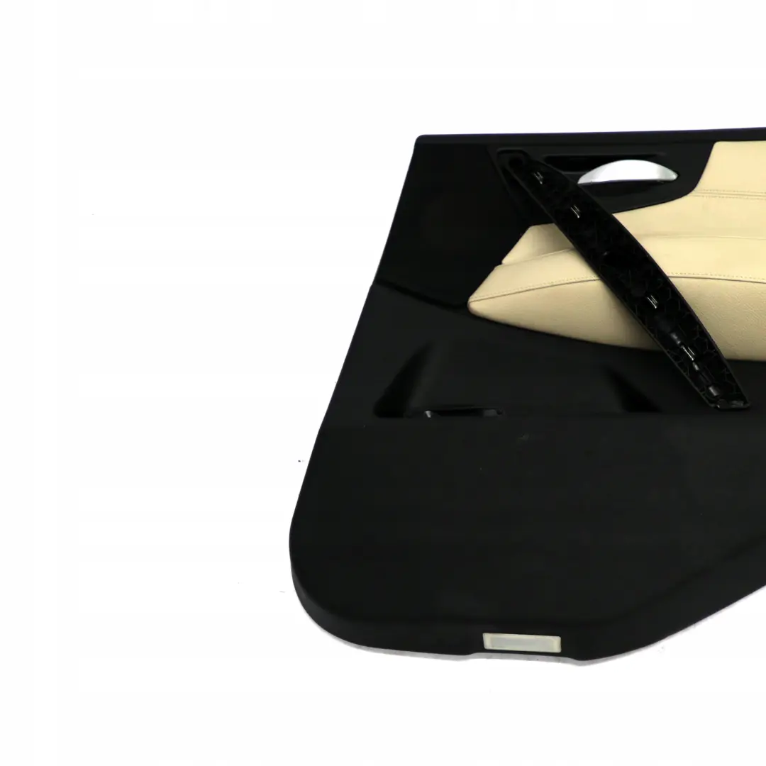 BMW X3 E83 LCI Trasero Derecho Forro De La Tarjeta De Puerta Cuero Nevada Oyster - SKU 3453430 - Número de pieza 3453430