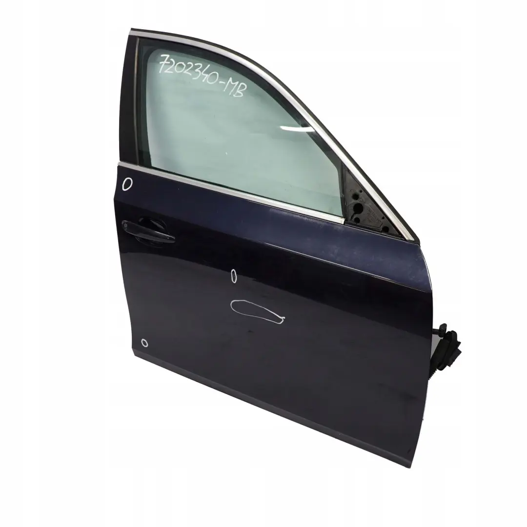 BMW E60 E61 Touring Porte avant Droite Bleu Monaco Bleu Metallise A35 - SKU 7202340-MB - Numéro de pièce 7202340