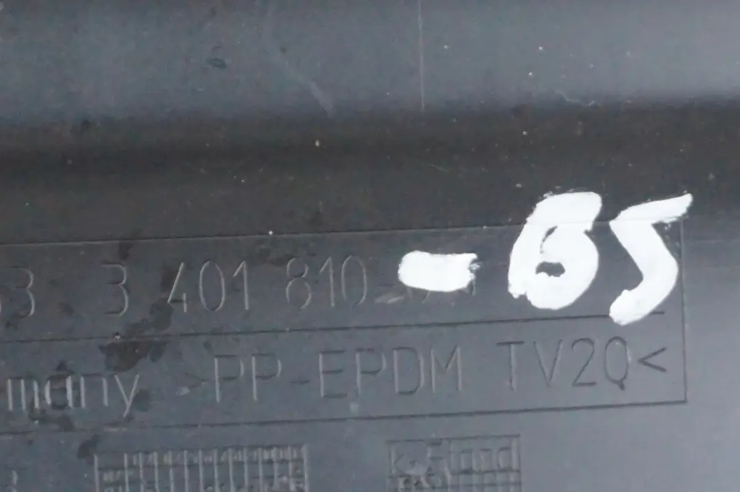 BMW X3 Series E83 Front Right O/S Door Sill Skirt Board Trim Panel Black Sapphire - SKU 3401810-BS - Part number 3401810