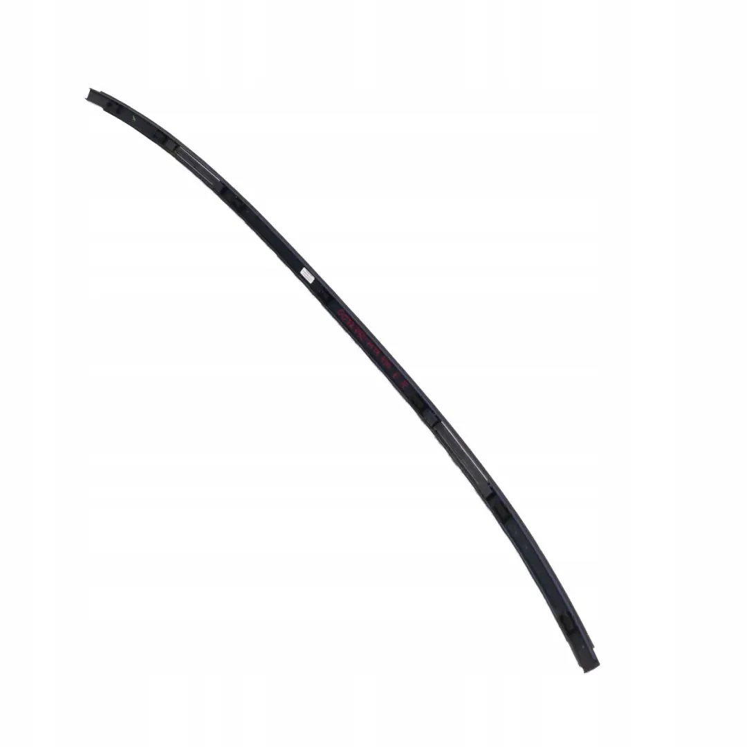 Left Roof Moulding Railing Gutter Trim N/S Montegoblau Blue A51 to BMW E90 with Part number 51130032753 BMW E90 Left Roof Moulding Railing Gutter Trim N/S Montegoblau Blue A51 - SKU 0032753-MTB - Part number 51130032753