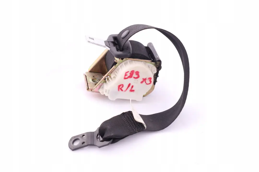 BMW X3 Series E83 Rear Seat Upper Safety Belt Left Right N/O/S Black - SKU 3400715 - Part number 3400715