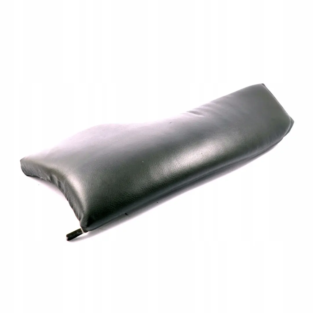 BMW E46 Touring Rear Seat Left N/S Lateral Finisher Panel Black Leather - SKU 8258129 - Part number 8258129