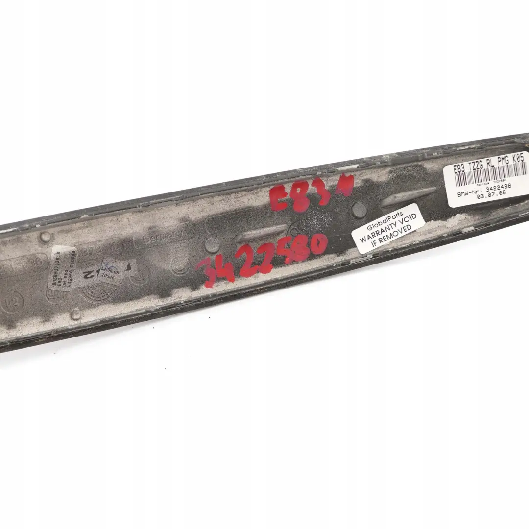 Strip Trim Interior Door Handle Right O/S Poplar Wood Grey to BMW X3 E83 LCI with Part number 3422580 BMW X3 E83 LCI Strip Trim Interior Door Handle Right O/S Poplar Wood Grey - SKU 3422580 - Part number 3422580