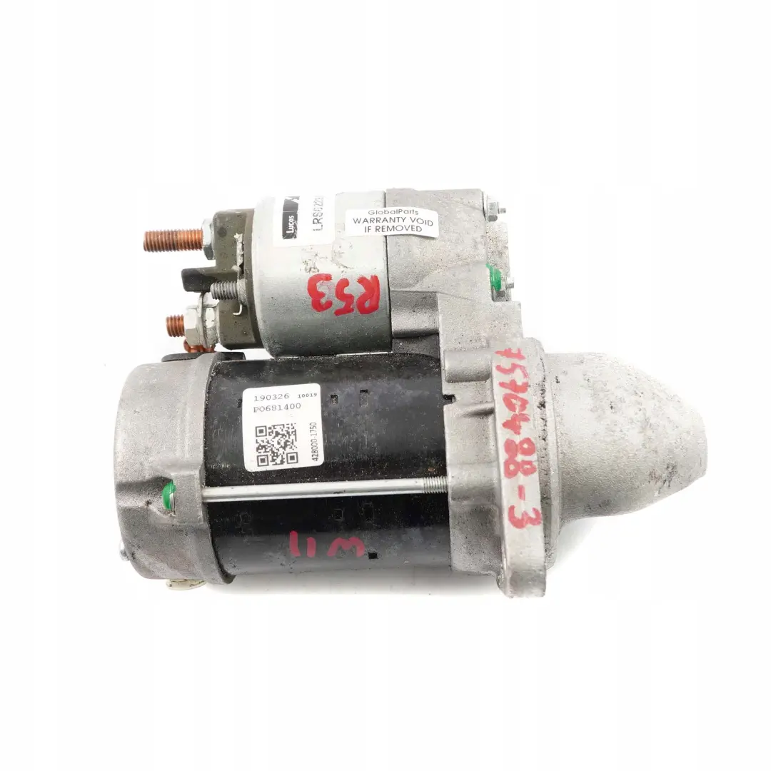 Mini Cooper R50 R52 R53 W10 1.6 Benzina Motore Avviamento Lucas - SKU 7570488-3 - Numero di parte 7570488