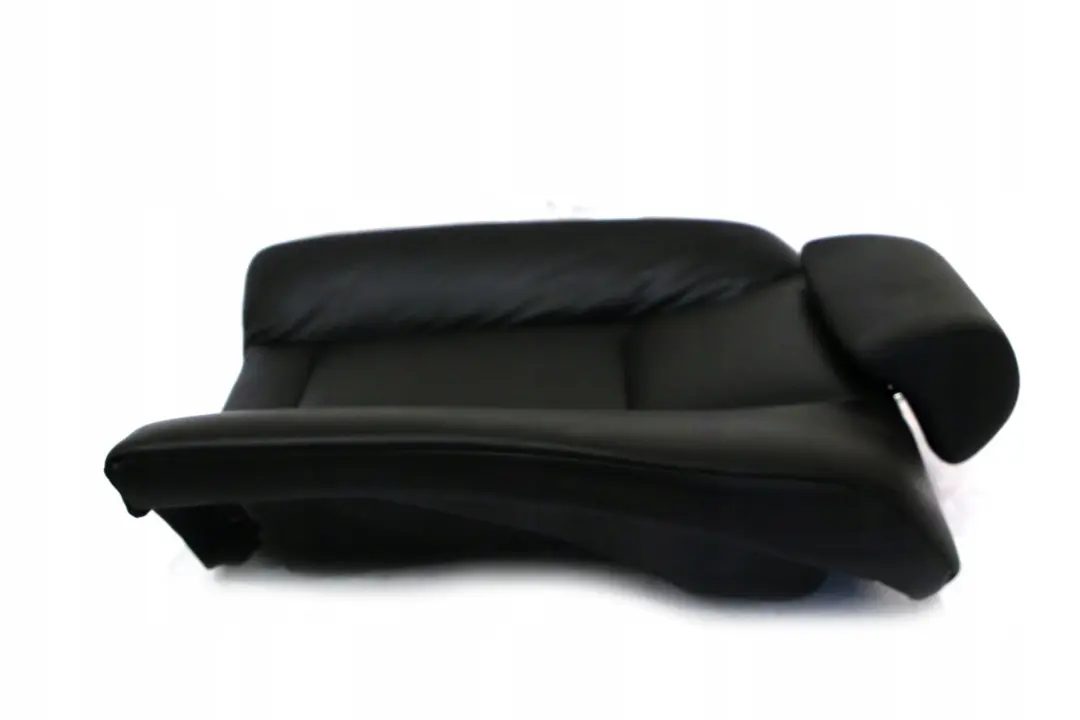 BMW 7 E65 E66 Rear Seat Left N/S Backrest Cover Leather Pearl Black - SKU 7110183 - Part number 7110183