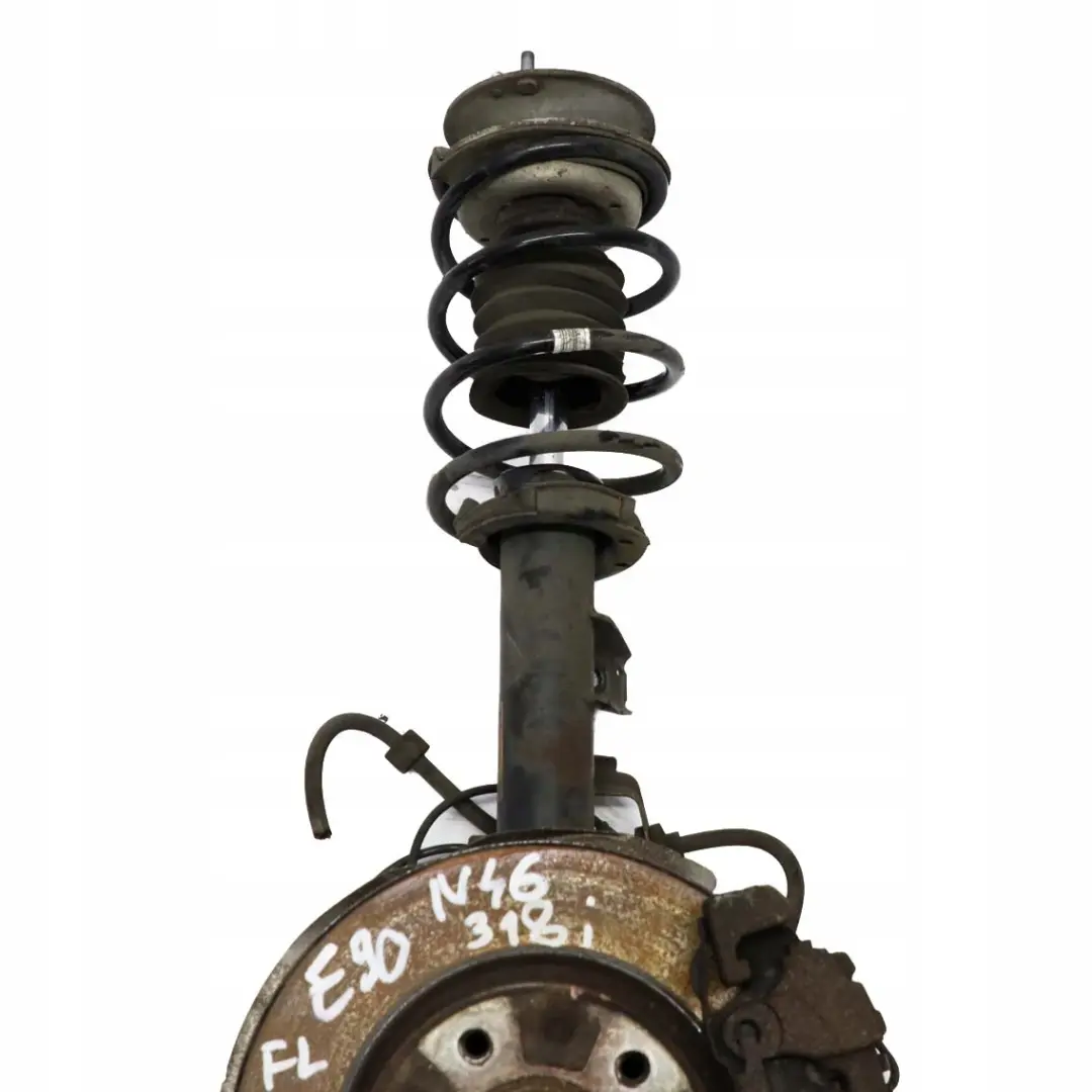 BMW E90 318i N46 FRONTAL IZQUIERDO SPRING STRUT PIERNA SUSPENSIoN De FRENO HUB S - SKU 6771723-6 - Número de pieza 6771723