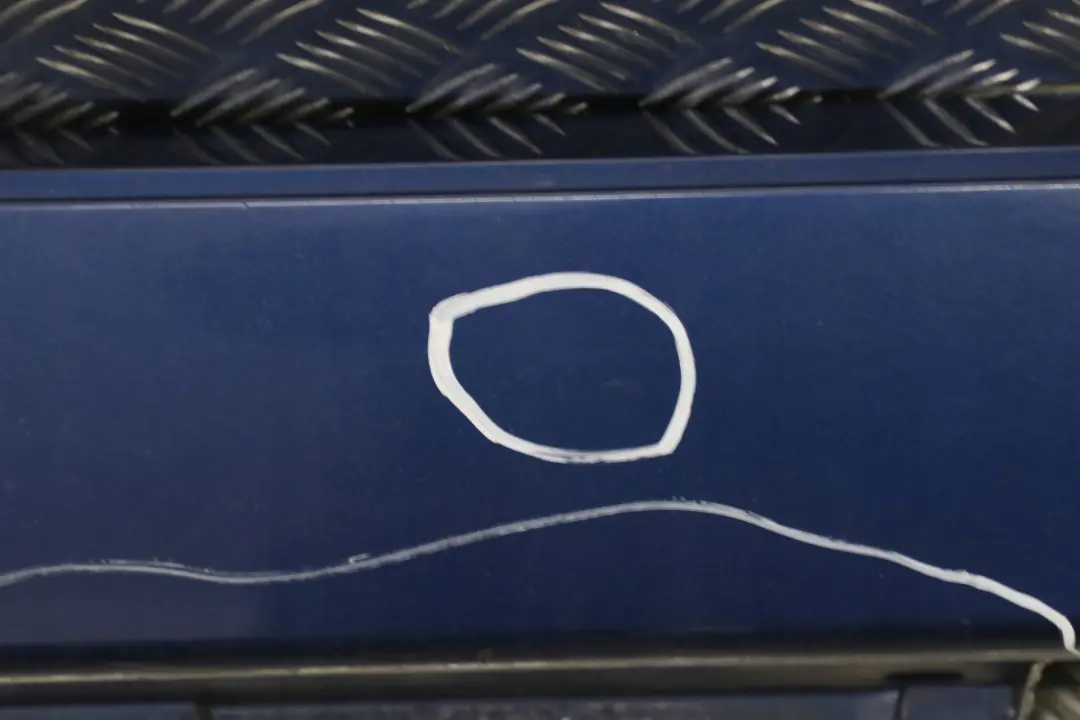 BMW 5 E60 E61 Door Sill Side Cover Skirt Right O/S Mysticblau Blue Metallic A07 - SKU 0150278-MYS1 - Part number 0150278