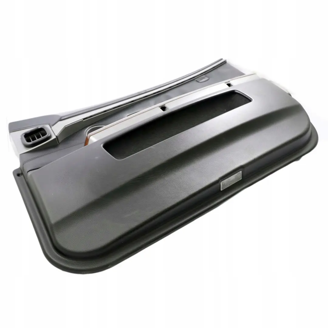 Front Right O/S Door Card Leather Pearl Black Lining Trim to BMW 7 Series E65 E66 with Part number 7122380 BMW 7 Series E65 E66 Front Right O/S Door Card Leather Pearl Black Lining Trim - SKU 7122380 - Part number 7122380