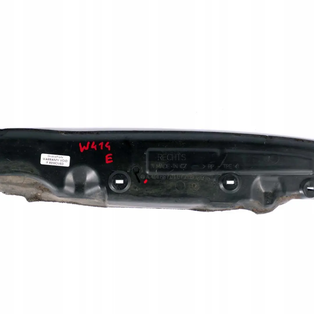 Mercedes W414 Parafango anteriore destro Pannello copertura dell'ala Montaggio - SKU A4146870107 - Numero di parte A4146870107